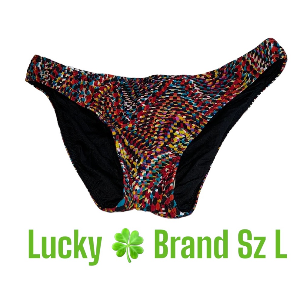 Lucky 🍀 Brand Reversible Ruching Bottoms Size Large NWT